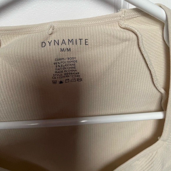 Dynamite Heather Short Sleeve Seamless Bodysuit - Picture 2 of 6